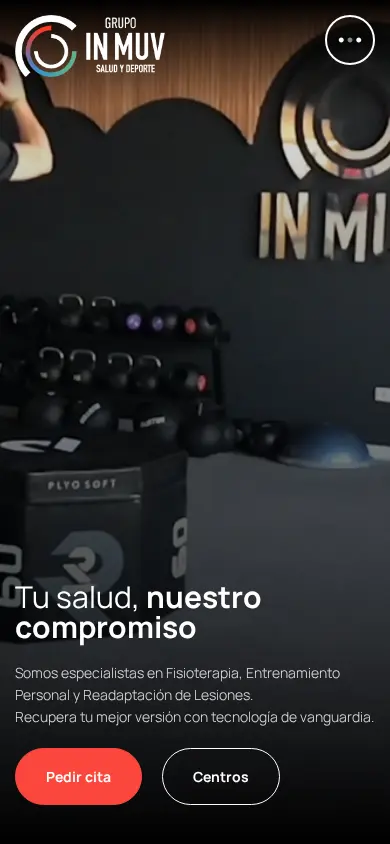 La web de inmuv.es en el móvil