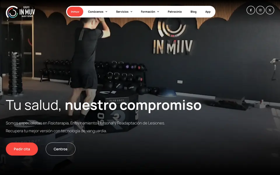Web de inmuv.es diseñada por Boneluv